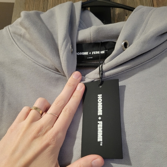 Homme and femme hoodie - Picture 2 of 2